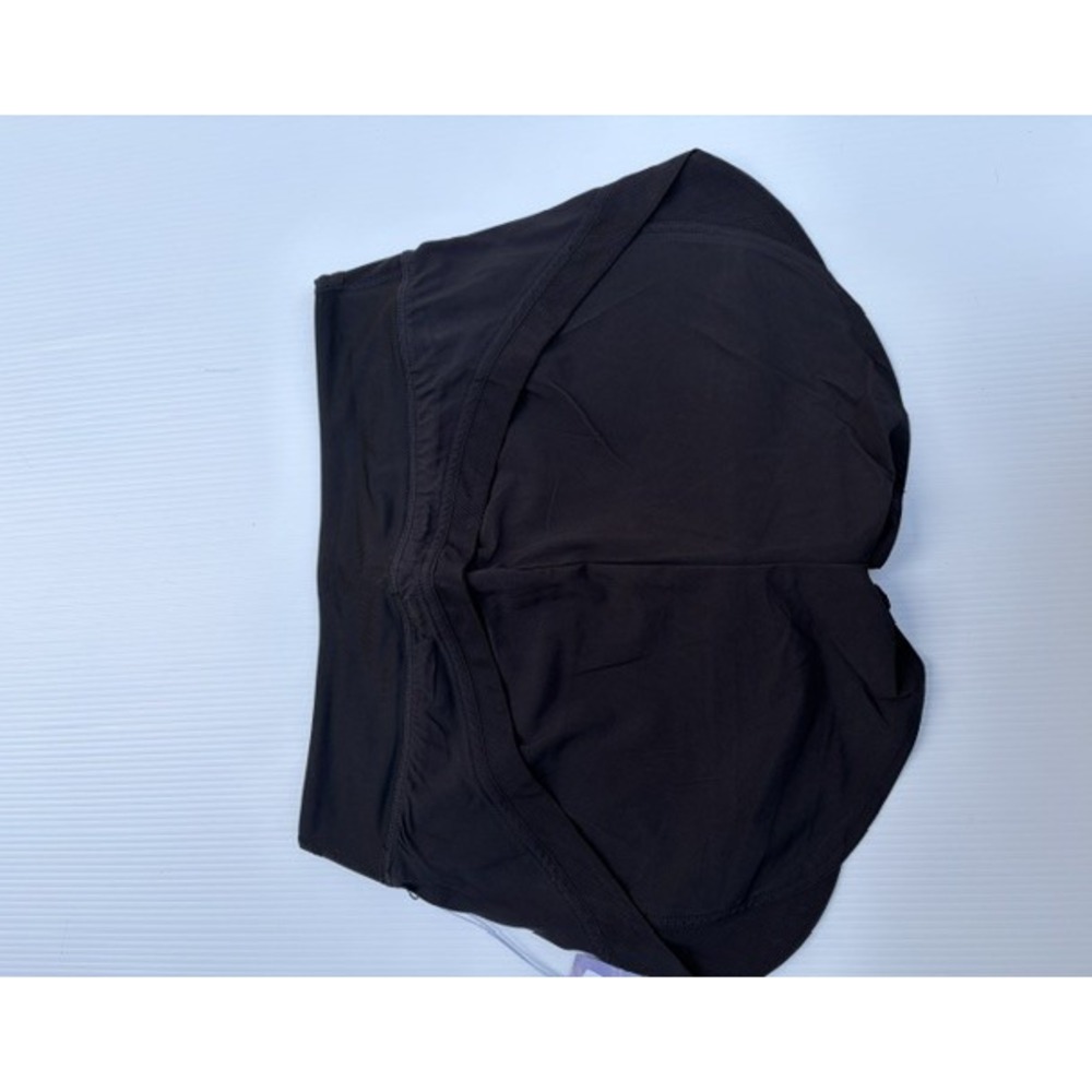 Kyodan Womens Race Mini Running Shorts Size Med Black Zipper Pockets Lined - Picture 11 of 16
